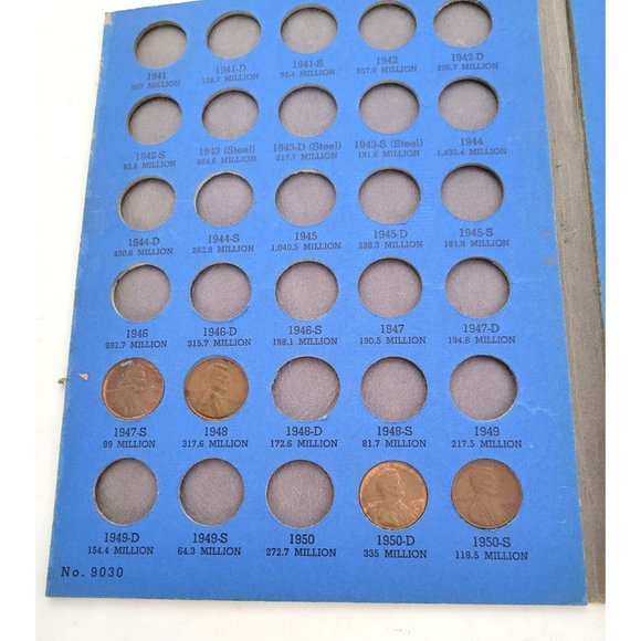 Coin Books - One a Year Cent Collection 1909 to Date & Lincoln Cent Collection S - Picture 7 of 9